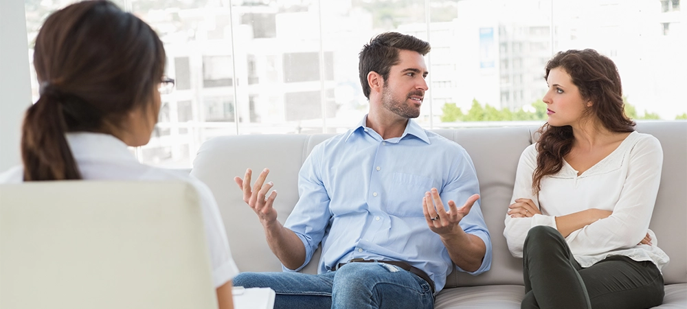 arguments between marriage couple